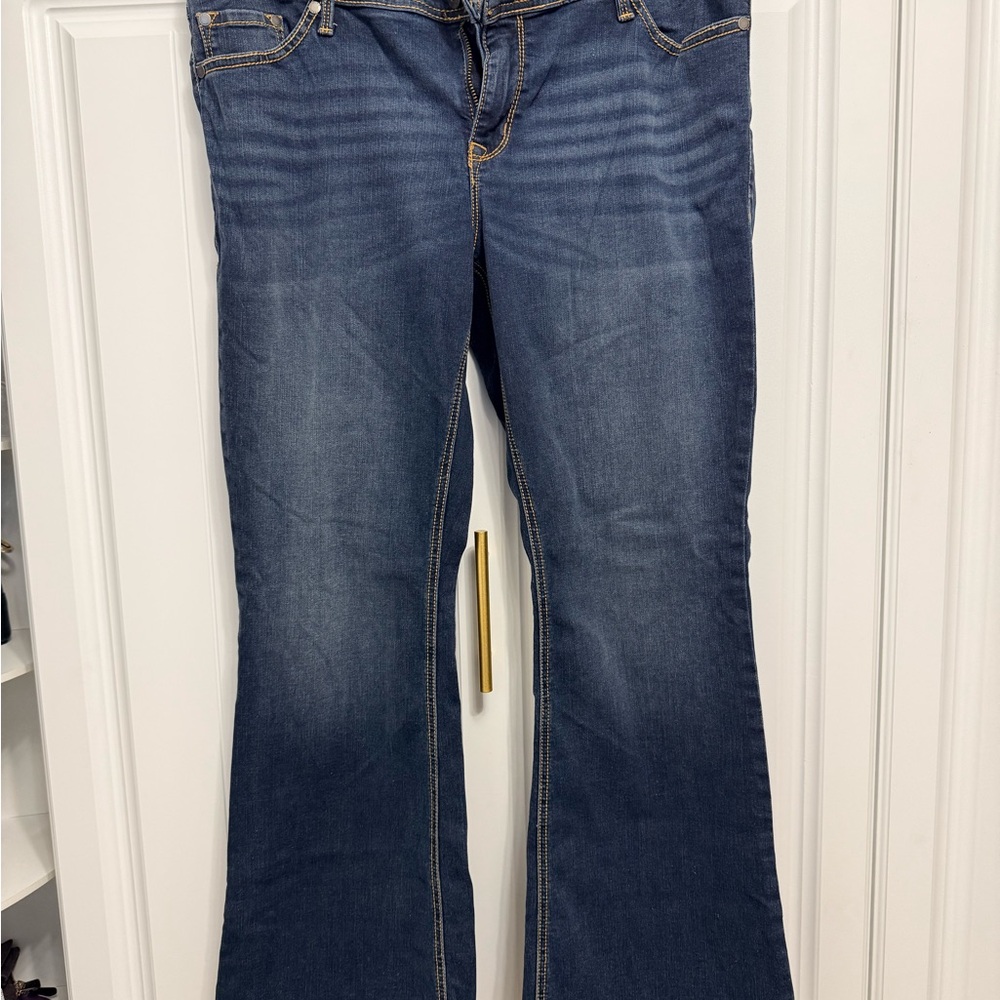 Torrid Dark Blue Flare Jeans